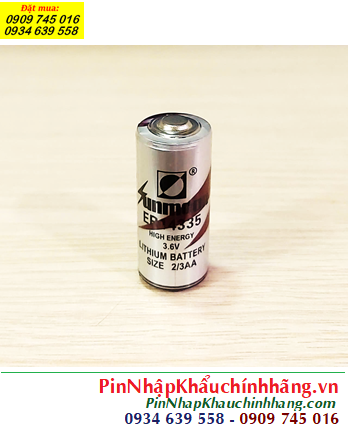 Pin nuôi nguồn Sunmoon ER14335 lithium 3.6v 2/3AA 1650mAh chính hãng